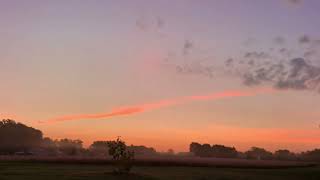 Ohio farm sunrise 🌅 20 September 2024 [upl. by Evangelina]