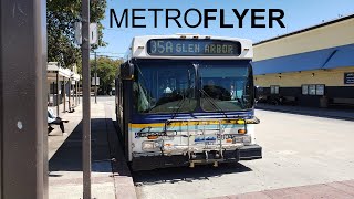 Santa Cruz Flyer  Santa Cruz Metro 1998 New Flyer D35LF No 9804 on line 35A [upl. by Lilias]