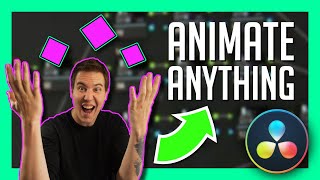 How To Animate ANYTHING in Resolve 17  DaVinci Resolve 17 beginner Tutorial [upl. by Nolie]