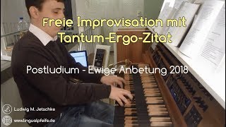 Freie Improvisation mit TantumErgoZitat Postludium [upl. by Atihcnoc869]