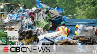 McGill uses private security to take down proPalestinian encampment [upl. by Muldon]