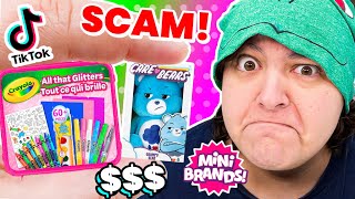 This is BAD Unboxing Tiktok Mini Brands Toys Mystery Boxes [upl. by Kiona]