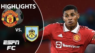 Manchester United vs Burnley  Carabao Cup Highlights  ESPN FC [upl. by Tricia18]