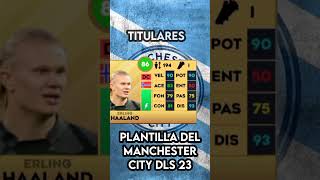 💙 PLANTILLA DEL MANCHESTER CITY PARA DLS 23 COMPLETA 💙 [upl. by Sparhawk]