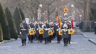 Yorckscher Marsch  Preußens Gloria 19012023 Schloss Bellevue [upl. by Enidlareg607]