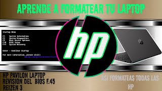 Cómo formatear una computadora HP desde cero sigue estos pasos fáciles y sencillos [upl. by Eyoj]