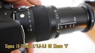 Sigma 18200mm f3563 OS Macro C lens review with samples [upl. by Aipmylo800]