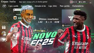 😱😱😱EU TESTEI O NOVO MODO CARREIRA FC 25 PPSSPP MODO CARREIRA JOGADOR 213 [upl. by Eanod]