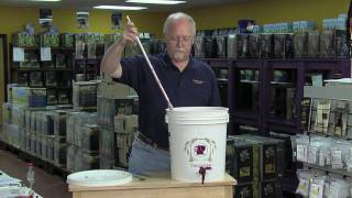 Winemaking Lesson 12  Starting the primary fermentation [upl. by Aradnahc]