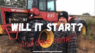 Will it Start and Drive Home ABANDONED Versatile 895 tractor [upl. by Stacy]