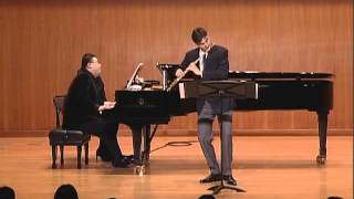 Poulenc Flute Sonata  II Cantilena  Davide Formisano [upl. by Eahsed]