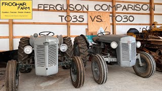 Ferguson Tractors 30 vs 35 the difference five more makes [upl. by Olin642]