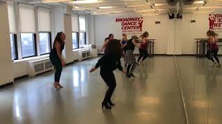 Hot Patootie Katelin Zelons Class at Broadway Dance Center [upl. by Najib]