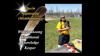 Anishinaabe Aadizokaanan  Our Teachings  Thecla Neganegijig Mishibinijima [upl. by Deys123]