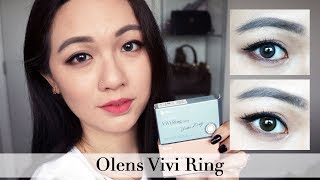 비비링 OLENS VIVI RING COLLECTION  GRAY amp BROWN CLOSE UP amp REVIEW [upl. by Kamaria]