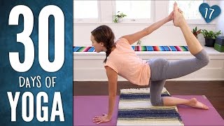 Day 17  Happiness Boost Yoga  30 Days of Yoga [upl. by Rise]