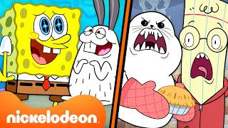 I MIGLIORI ANIMALI di SpongeBob  Sasso Carta Forbici 🐌  Nickelodeon Italia [upl. by Llywellyn]