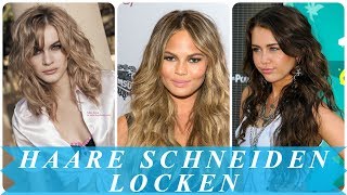 Neue stufenschnitt mit locken [upl. by Sibby]