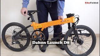 Dahon Launch D8 Folding Bike First Look [upl. by Oiramad]