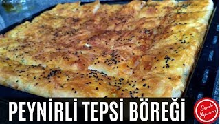 Peynirli Tepsi BöreğiHazır Yufkadan Börek Tarifleri [upl. by Ranique]