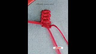 Embroidery Rosette chain stitch embroideryideas shortsbeta shortsvideo [upl. by Dygal]