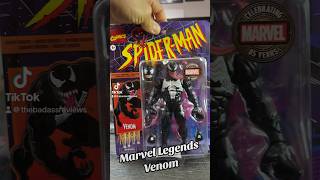 Marvel Legends 85th anniversary Venom Retro Card Review [upl. by Imhskal91]