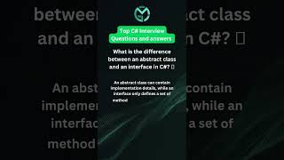 C Interview Question Abstract Class vs Interface  Whats the Difference  MGDevTech [upl. by Ledoux]