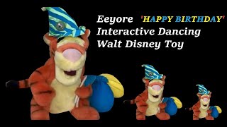 Eeyore Interactive Dancing Musical Walt Disney Toy  Plays Happy Birthday To You Music [upl. by Ennairrac]