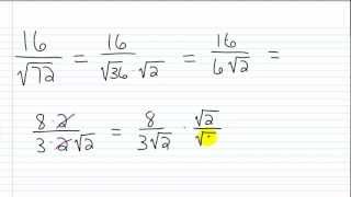 Rationalize the Denominator [upl. by Ades416]