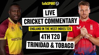 LIVE West Indies v England T20 Match 4  talkSPORT Cricket Watchalong [upl. by Slocum]