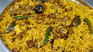 Kabsa Saudi Recipe  Meat Kabsa Recipe  Arabian Kabsa Rice Dish  Meat Kabsa In Pressure Cooker [upl. by Enigroeg407]