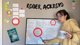 I tried to solve an Agatha Christie mystery 🔪 the murder of roger ackroyd [upl. by Wandis731]