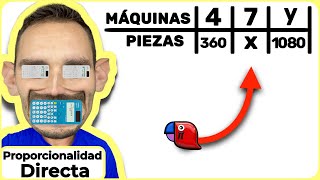 ✅ Problema de producción con magnitudes DIRECTAMENTE PROPORCIONALES Regla de tres R2 [upl. by Myra673]