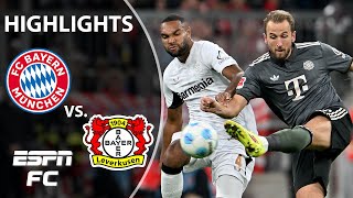 🚨 OKTOBERFEST SHOWDOWN 🚨 Bayern Munich vs Bayer Leverkusen  Bundesliga Highlights  ESPN FC [upl. by Aritak170]