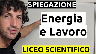 Energia e lavoro  Spiegazione [upl. by Vasquez]