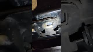 How to remove hood latch to clean automobile caraudiofabrication caraccessories [upl. by Ardnos]