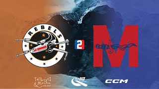 Mates VS Rebels  Div 2  26th August  IceHQ Beer League ice hockey [upl. by Anaitat889]