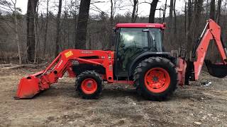 Used L5030 HST Cab Tractor w Loader amp Woods BH9000 Backhoe For Sale  34500 SOLD [upl. by Afaw]