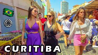 CURITIBA 🇧🇷 BRAZIL — FEIRA DO LARGO DA ORDEM — SOUTHERN BRAZIL 【 4K UHD 】 [upl. by Enier]