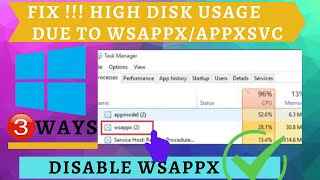 WSAPPX high disk usage in windows 10 3 ways to fix  LotusGeek [upl. by Zetana]