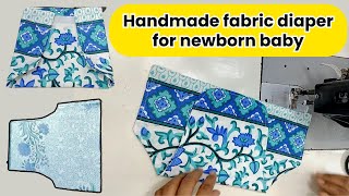 Handmade fabric diaper for newborn babyघर पर बेबी के डायपरनैप्पी बनाने का तरीकाcloth diapernappy [upl. by Aliekahs]