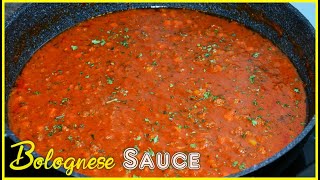 Quick and Easy Bolognese Sauce  How to Make Bolognese Recipe [upl. by Akyeluz18]