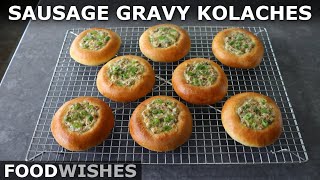 Sausage Gravy Kolache  Food Wishes [upl. by Einnal124]