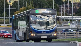 AMAZING ZF Ride on Trentbarton Scania L94UB Wright Solar 663 FN54 AEB  Route SNX [upl. by Kalman]