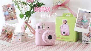 📸 인스탁스 미니12 언박싱부터 리뷰 • 촬영할 때 소소한 팁들✨ • 폴라로이드 카메라 • instax mini 12 • with 리코더팩토리 [upl. by Chun]