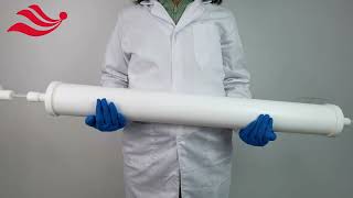 PTFE purification column new material chemical customization model [upl. by Eneryt]