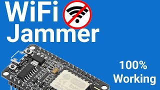 How to make WiFi Deauther using NODEMCU ESP8266 [upl. by Satterlee405]