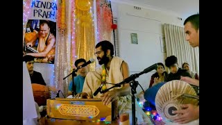 HG Pavan Nitai Chandra Prabhu sings at HKCCC Sydney 10 hour Kirtan Mela for Aindra Prabhu 🙏🏽 [upl. by Melleta]