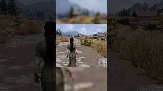 Short Walk In Skyrim Tundra Homestead to Whiterun Market Part 7 [upl. by Ennovahc]