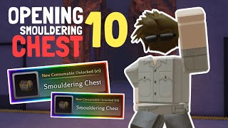 Opening 10 smouldering chest 😱✨ Survive The Killer  GeeLukKa [upl. by Ynaffad]